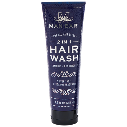 2 in 1 Shampoo Conditioner Silver Sage & Bergamot