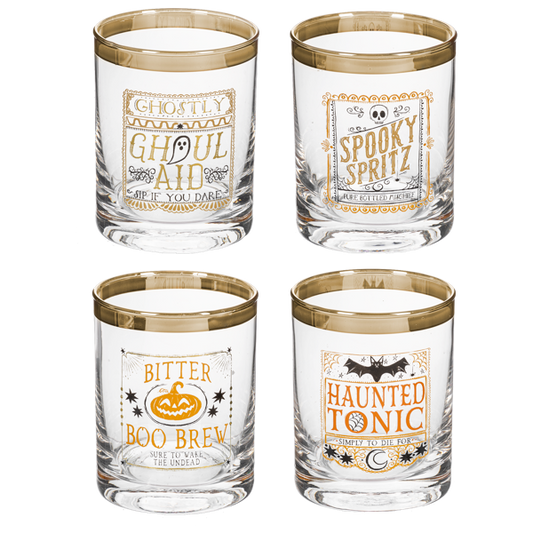 Halloween Low Ball Glasses
