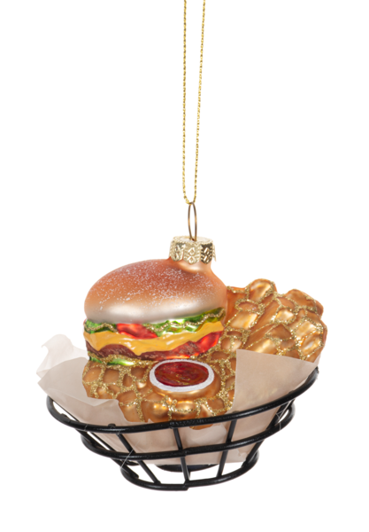 Cheeseburger Ornament