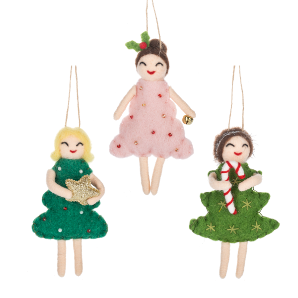 Vintage Doll Ornament