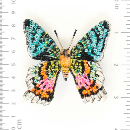 Madagascar Sunset Moth Brooch Pin