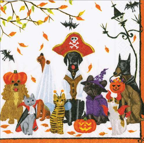 Halloween Pets Napkins