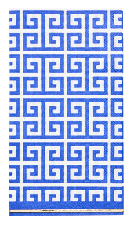 Greek Key Paper Guest Towel