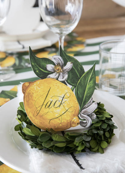 Lemon Place Card