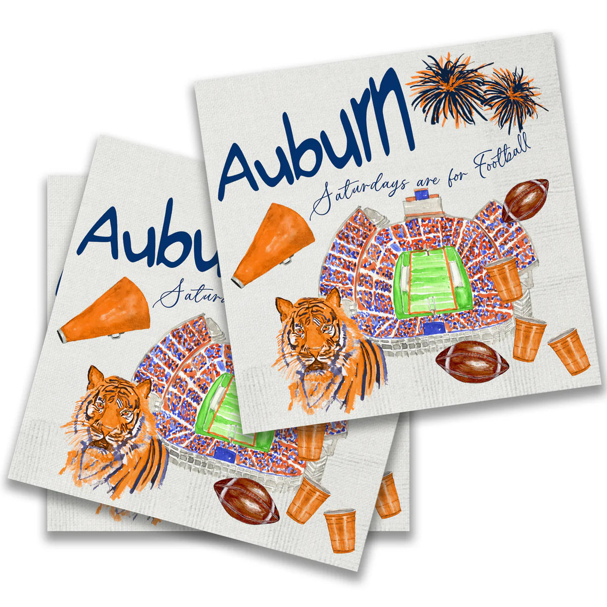 Auburn Cocktail Napkin