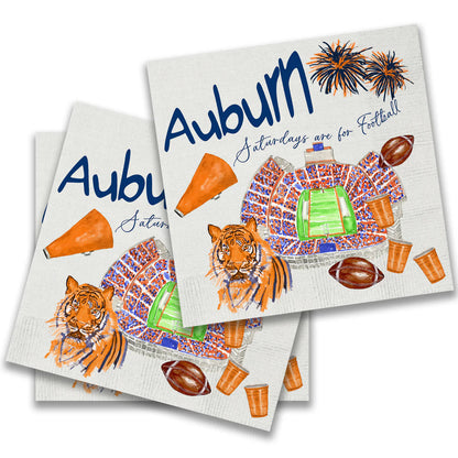 Auburn Cocktail Napkin