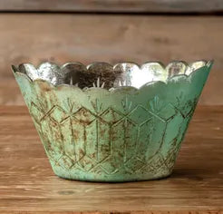 Antique Etched Center Piece