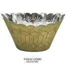 Antique Olive Etched Center Piece