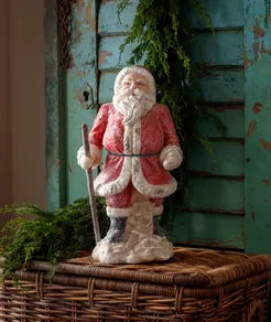 Vintage Santa w Staff
