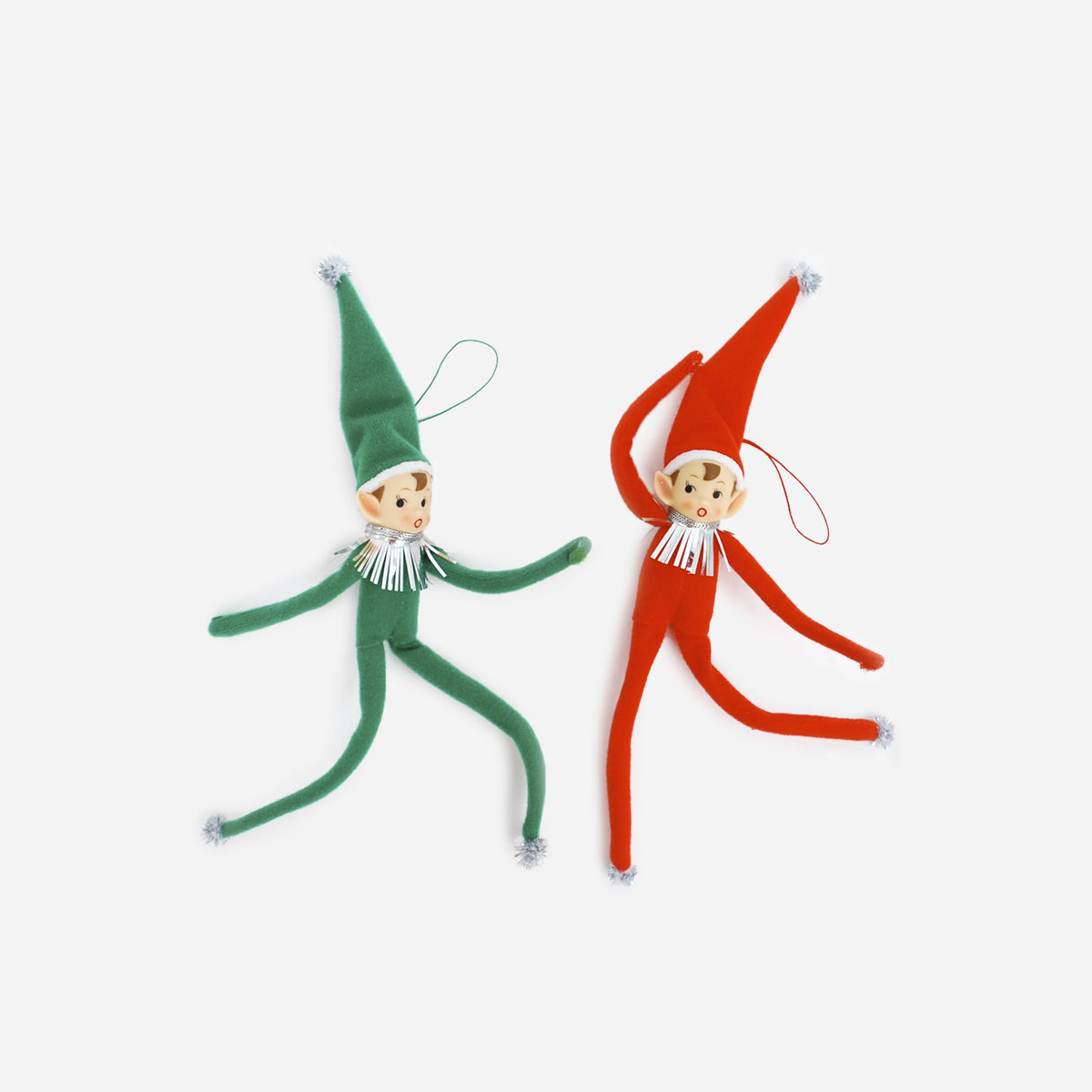 Elf Ornament - 2 Assorted