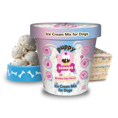 Puppy Scoops - Birthday Cake