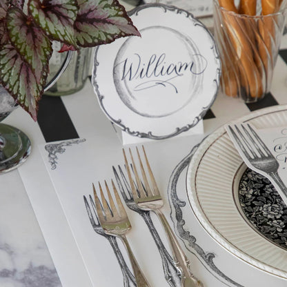 Vintage Plate Place Card