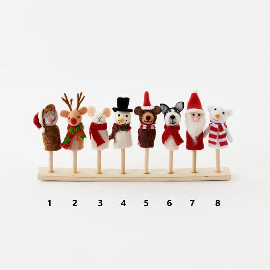 Assorted Christmas Finger Puppets