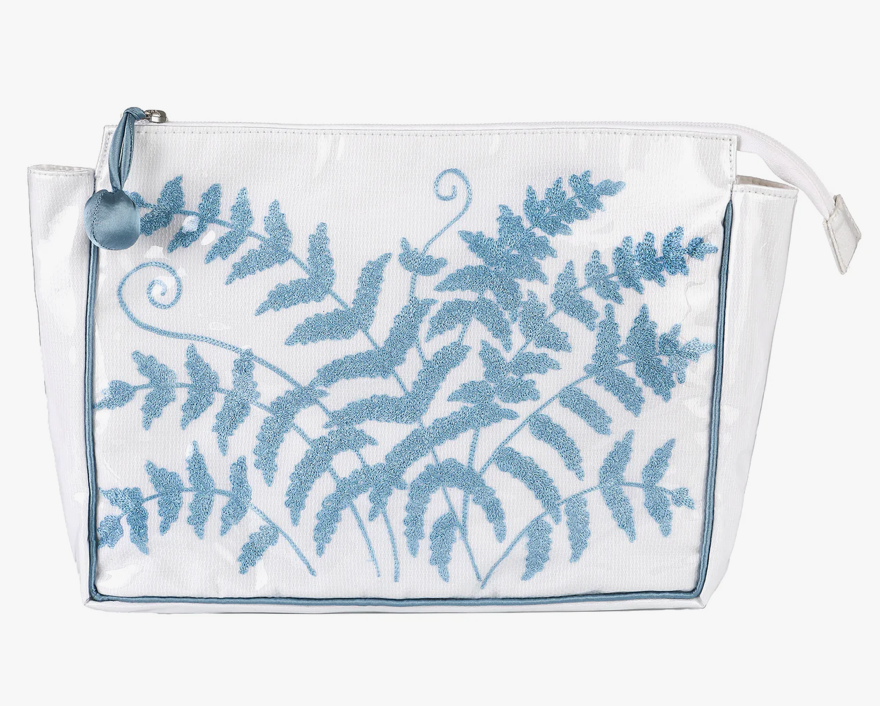 Blue Fern Large Make-Up Bag