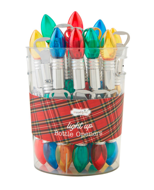 Christmas Bulb Light-Up Bottle Openers
