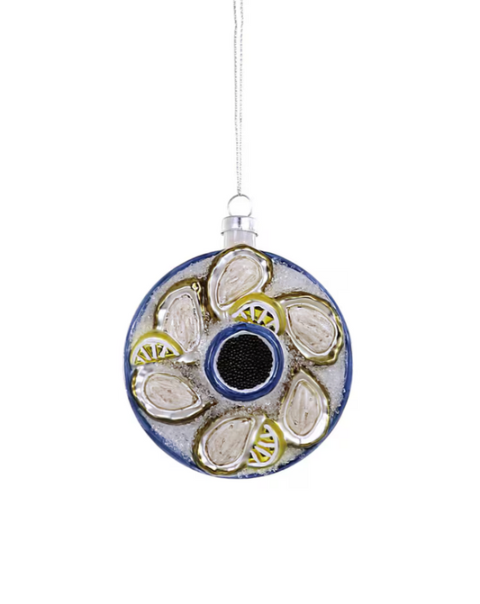 Plated Oysters Ornament