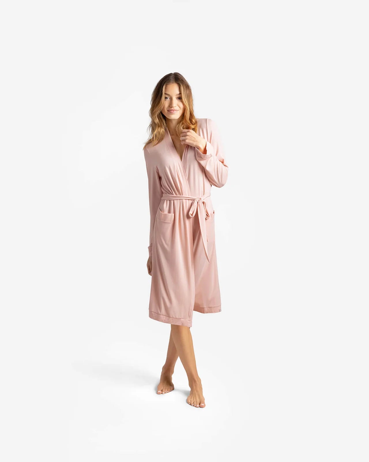Cooling Modal Robe - Peach Powder
