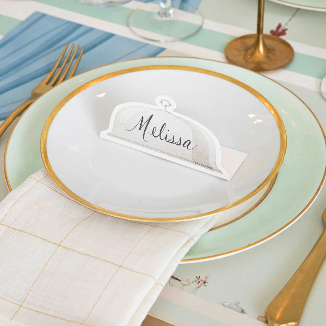 Serving Dome Place Card