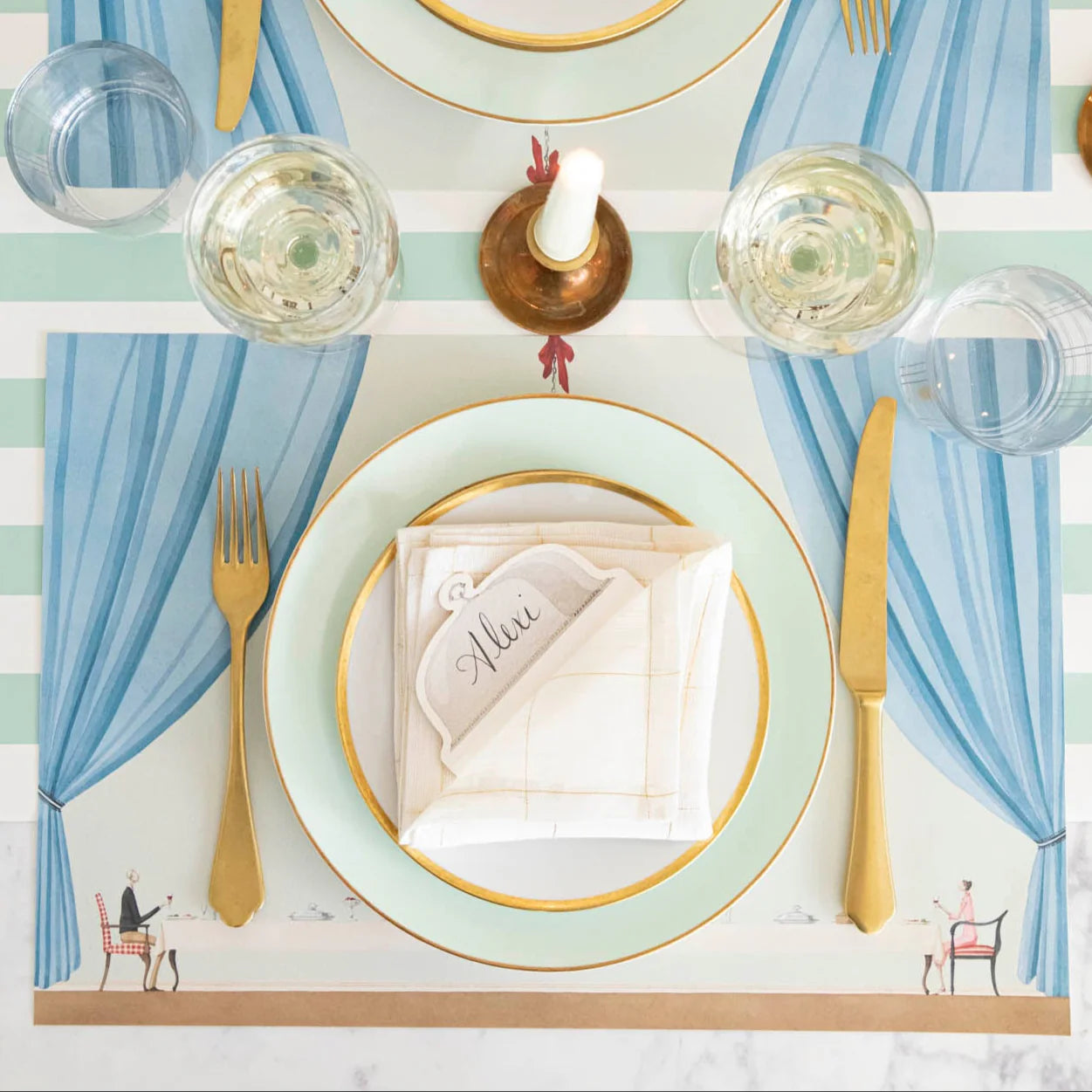 Serving Dome Place Card