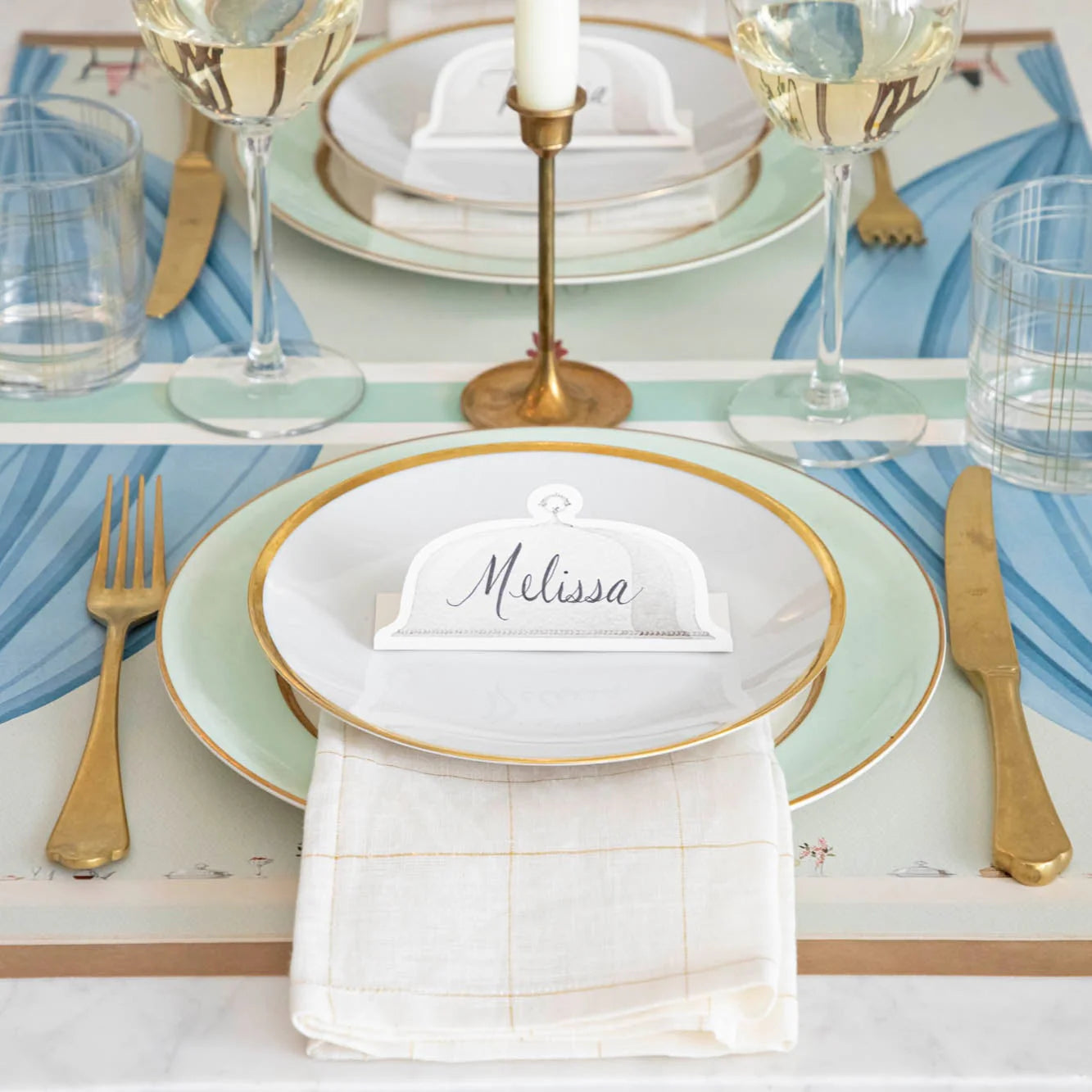 Serving Dome Place Card