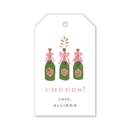 Champagne Cheers Gift Tags