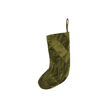 Velvet Striped Stocking