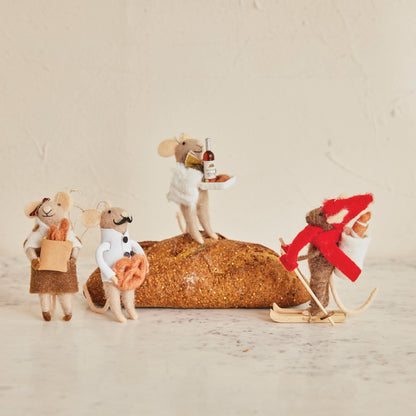 Mouse Gourmand Ornament - 4 Styles
