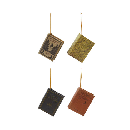 Fabric Book Ornament - 4 Styles
