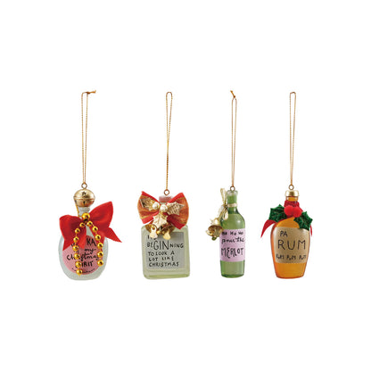 Bottle of Cheer  Ornaments - 4 Styles