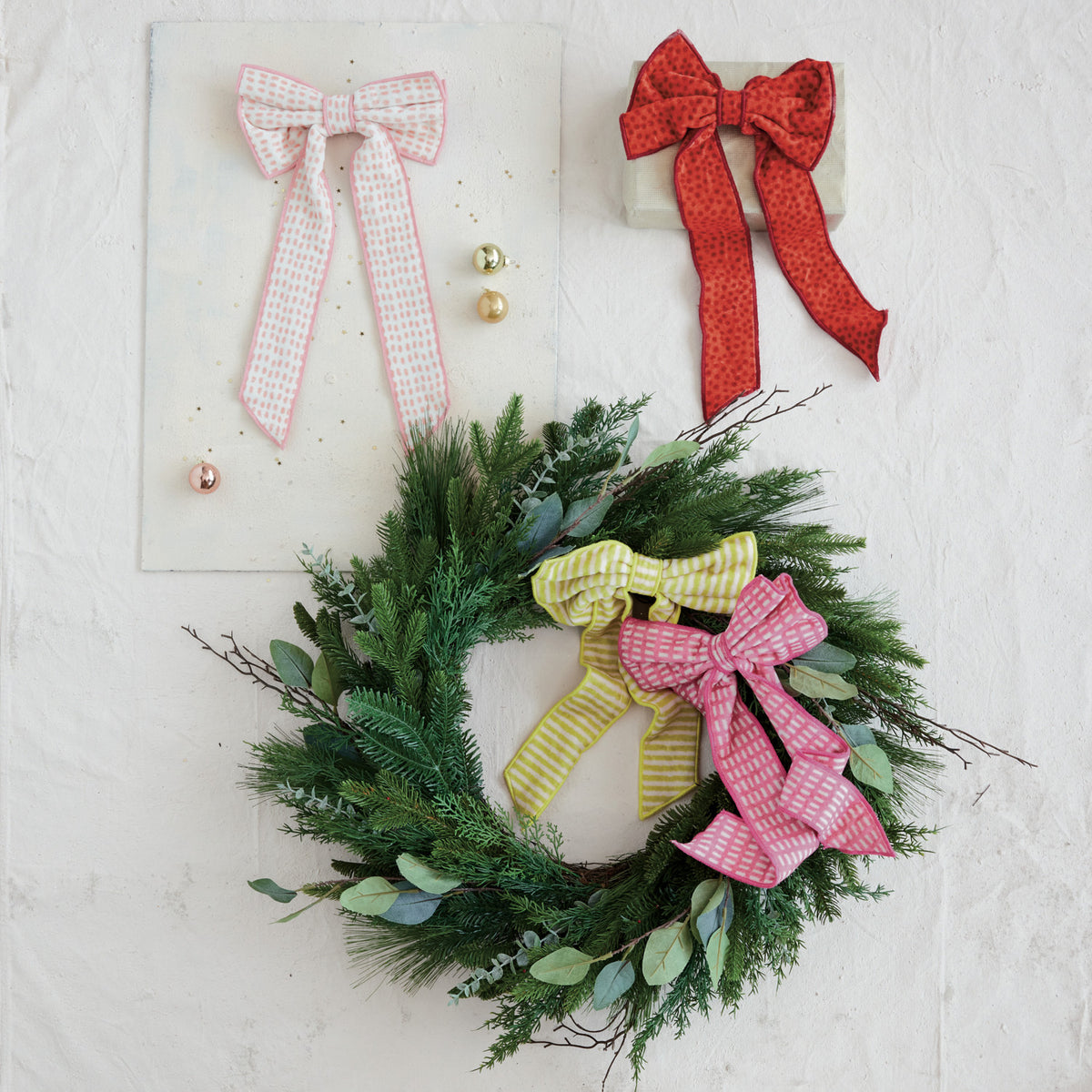 Velvet Bow w Clip - 4 Styles