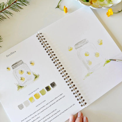 Camping Watercolor Workbook