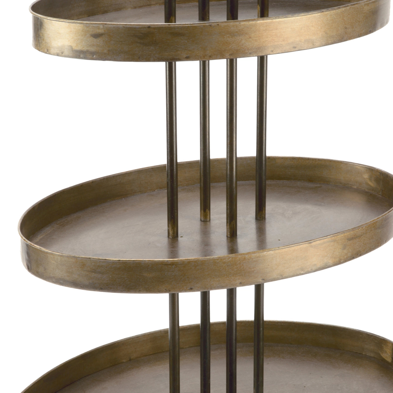 Metal 6 Tier Oval Display Tower