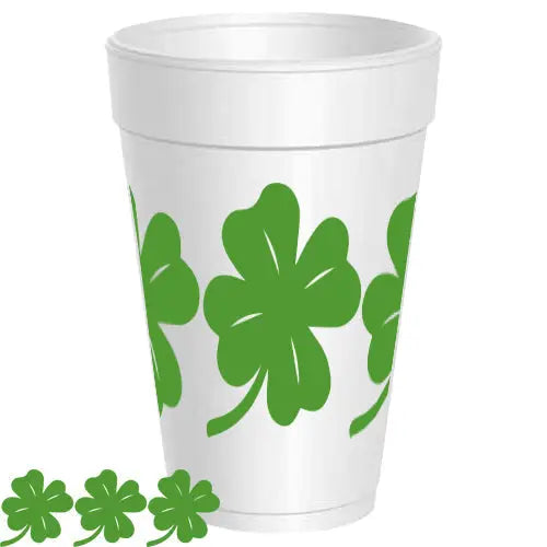 Clover Wrap Foam Cups