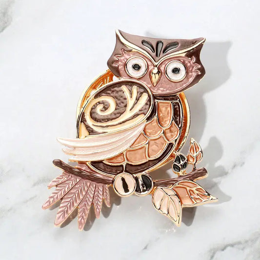 Owl Magnetic Brooch