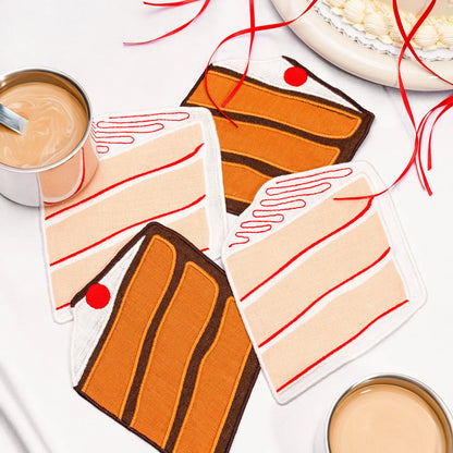 Cake Cocktail Napkins S/4
