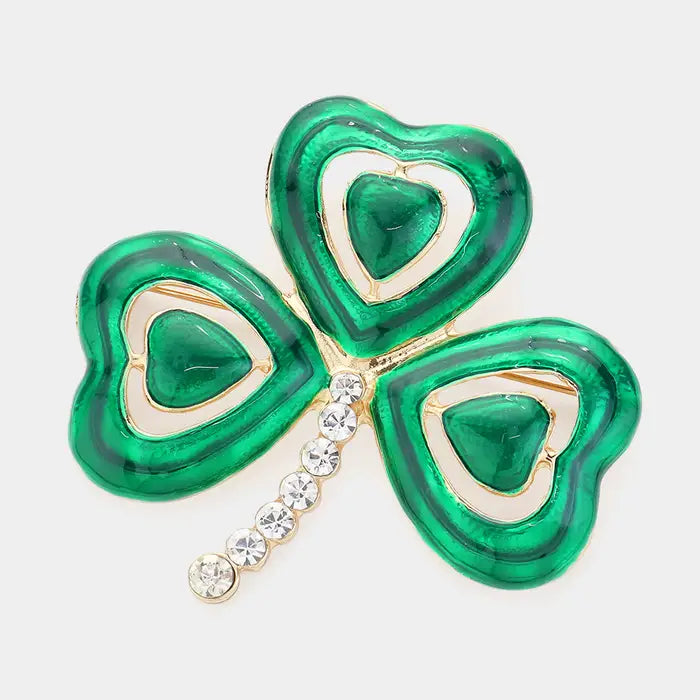 Clover/Shamrock Brooch