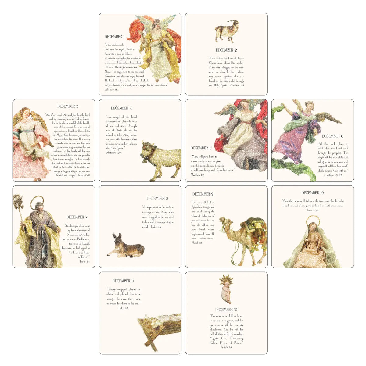 Classical Advent Calendar & Easel