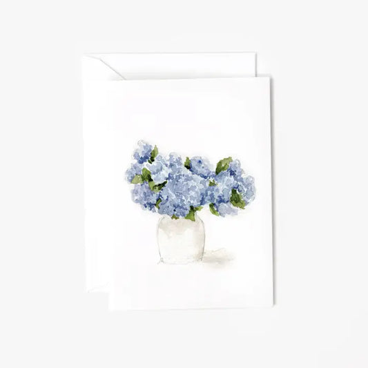 Blue Hydrangeas Mini Enclosure Card