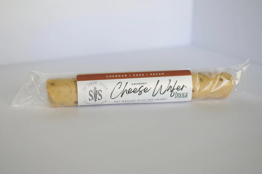 Cheddar, Sage, Pecan Gourmet Cheese Wafer Dough Log
