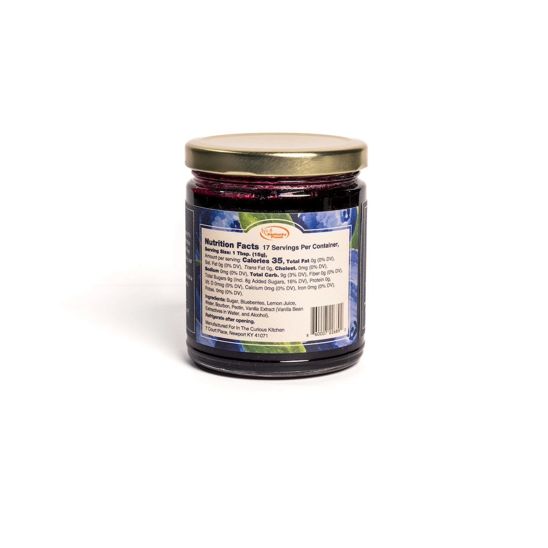 Blueberry Bourbon Jam - Small Batch Gourmet Fruit Spread