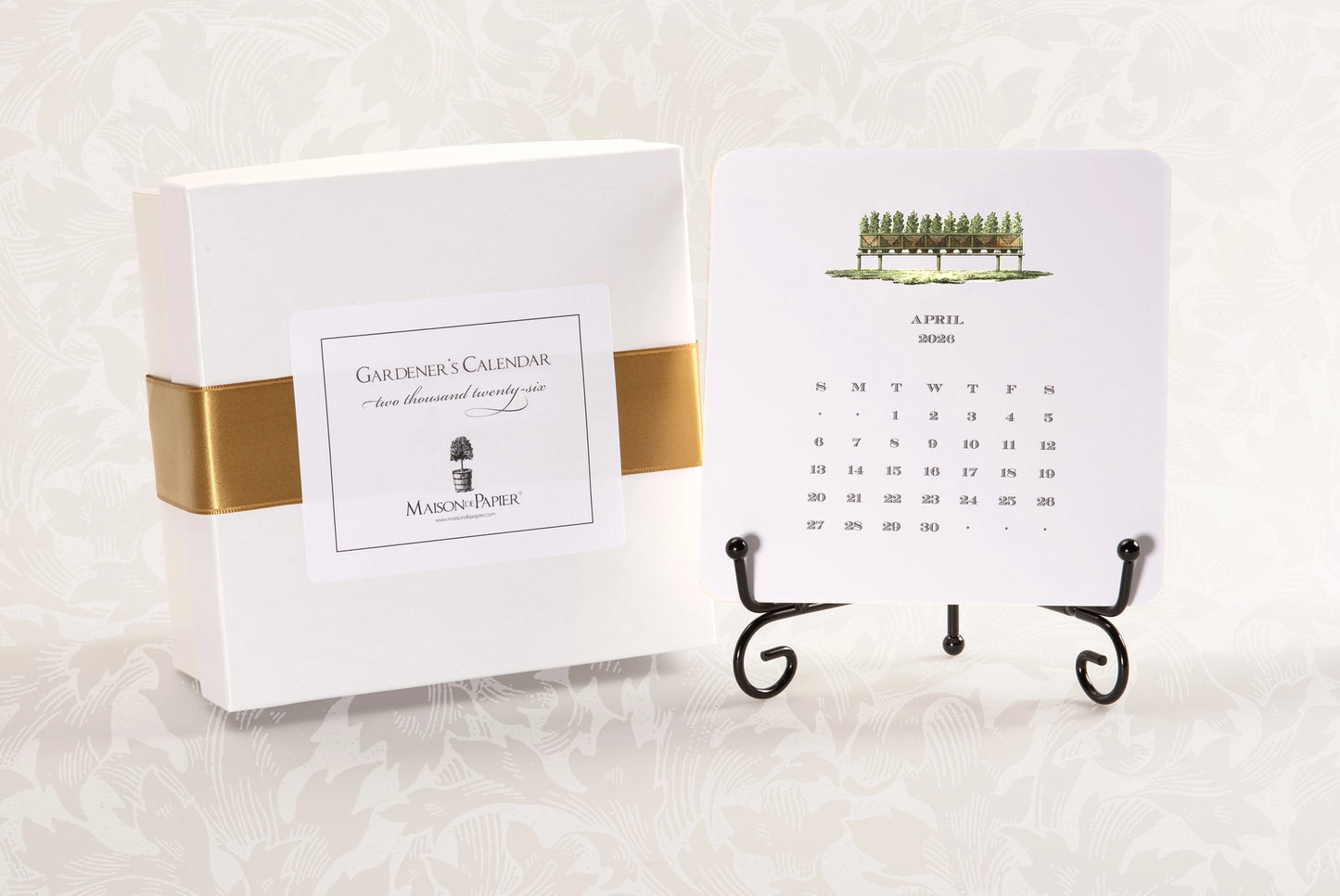 2026 Gardener's Calendar with Easel