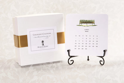 2026 Gardener's Calendar with Easel