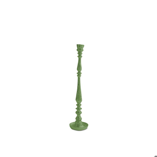 Crosby Medium Leaf Green Candlestick Holder