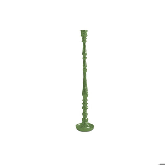 Crosby Large Leaf Green Candlestick Holder