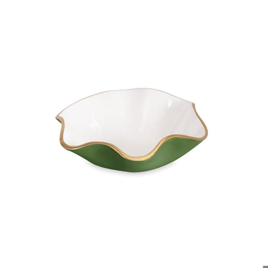 Carola Small Leaf Green Bowl