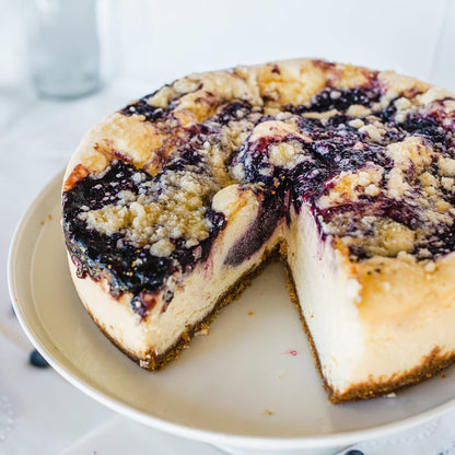 Blueberry Crumble Cheesecake