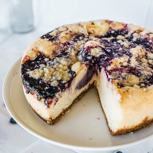 Blueberry Crumble Cheesecake