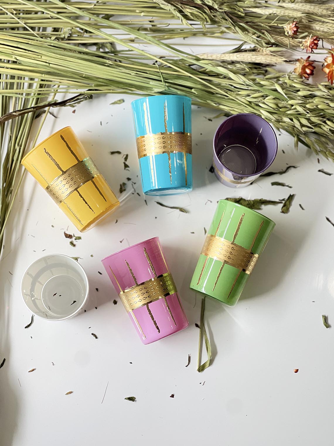 Moroccan Tea Glasses Cordes