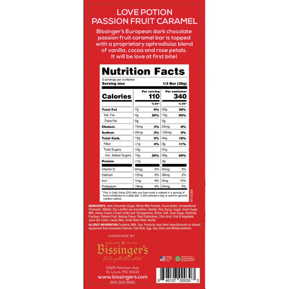 Bissinger's Dark Chocolate Love Potion Bar
