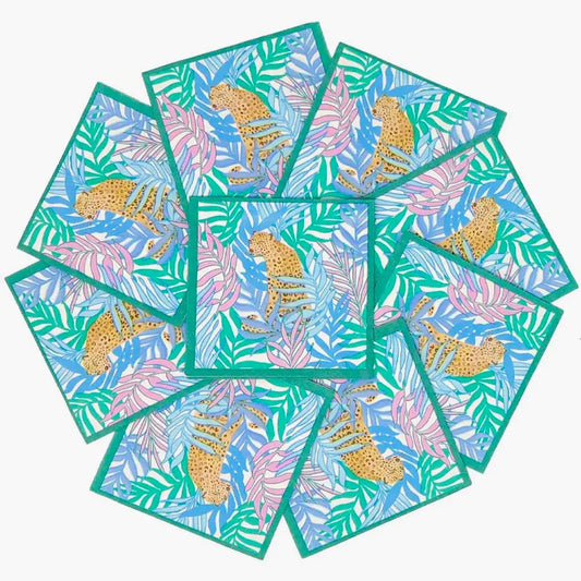 Leopard Jungle Cocktail Napkins